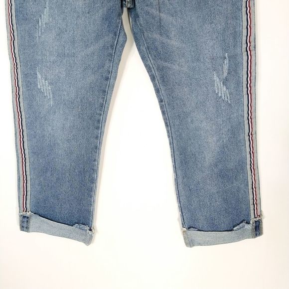 Hayden Los Angeles Chic Distressed Capri Woman's M - Picture 4 of 6